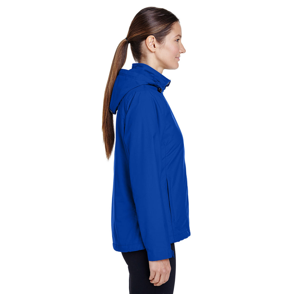 Team 365 Women's Sport Royal Boost All-Season Jacket with Fleece Lining