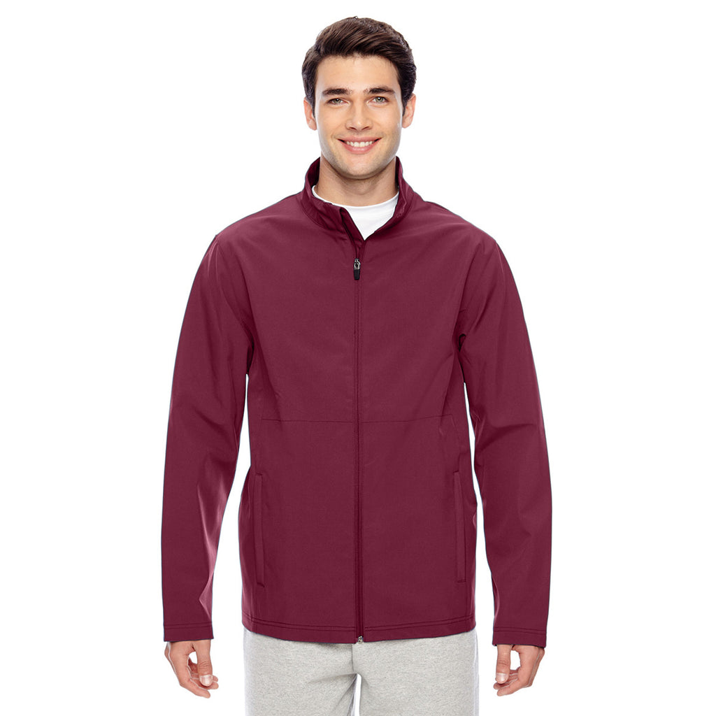 Team 365 Men's Sport Maroon Leader Soft Shell Jacket