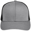 Team 365 Dark Grey Heather/Black Zone Sonic Heather Trucker Cap