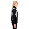 Team 365 Women's Black/Sport Silver Icon Colorblock Soft Shell Jacket