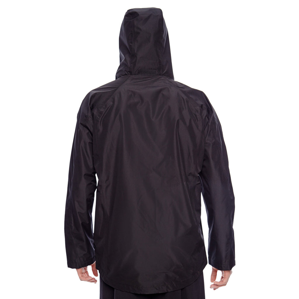 Team 365 Men's Black Dominator Waterproof Jacket