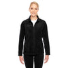 Team 365 Women's Black Campus Microfleece Jacket