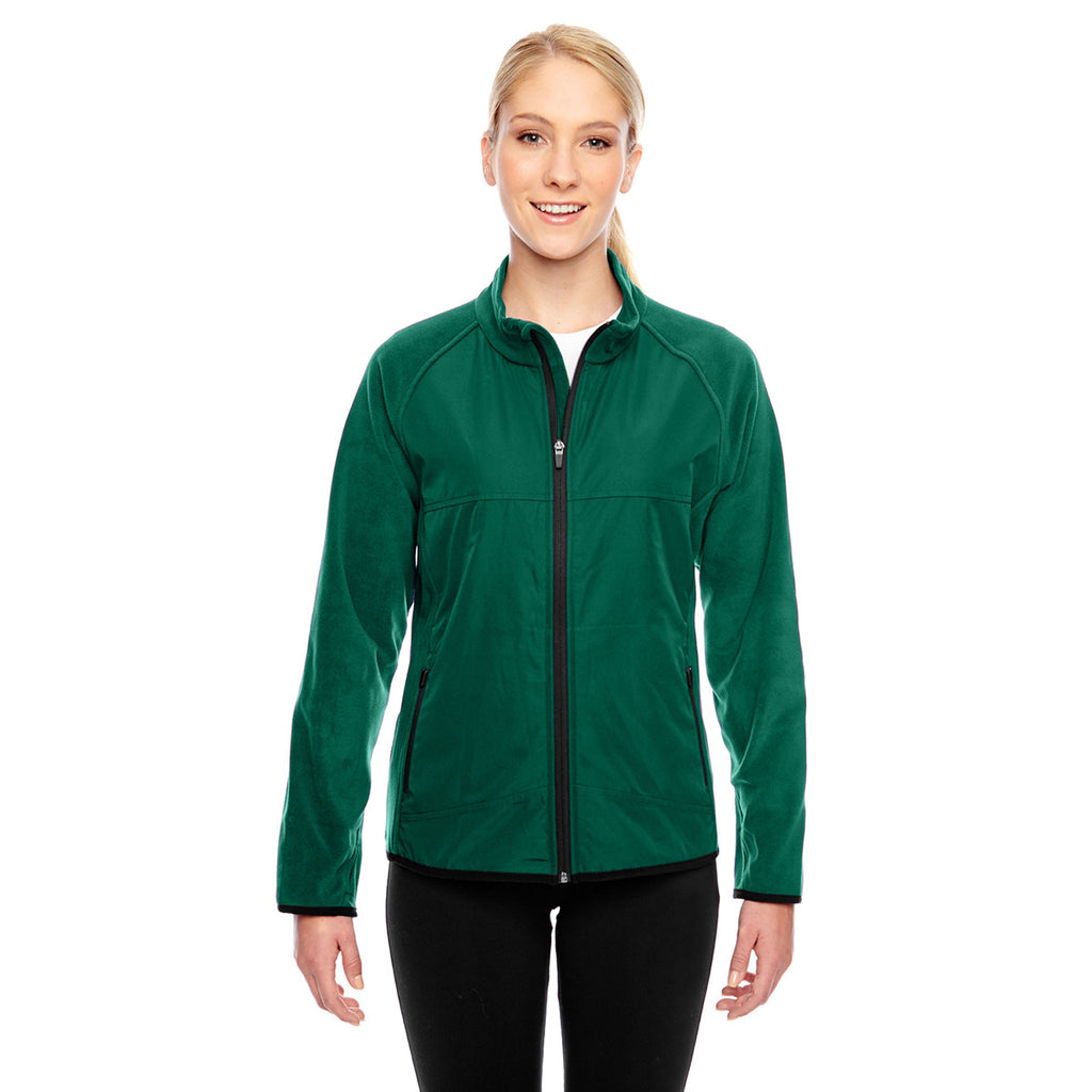 Team 365 Women's Sport Forest Pride Microfleece Jacket