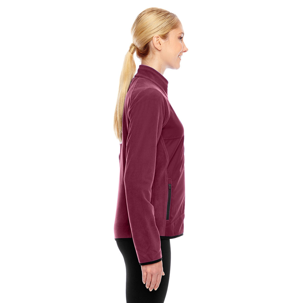 Team 365 Women's Sport Maroon Pride Microfleece Jacket