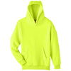 Team 365 Youth Safety Yellow Zone HydroSport Heavyweight Pullover Hooded Sweatshirt