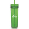 Gold Bond Inc Lime 16 oz Tube Tumbler with Straw