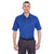 UltraClub Men's Cobalt Platinum Performance Pique Polo with TempControl Technology