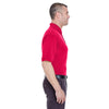 UltraClub Men's Red Platinum Performance Pique Polo with TempControl Technology