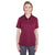 UltraClub Women's Maroon Platinum Performance Pique Polo with TempControl Technology