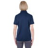 UltraClub Women's Navy Platinum Performance Pique Polo with TempControl Technology