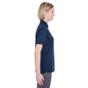 UltraClub Women's Navy Platinum Performance Pique Polo with TempControl Technology