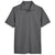 UltraClub Men's Charcoal/Black Cavalry Twill Performance Polo