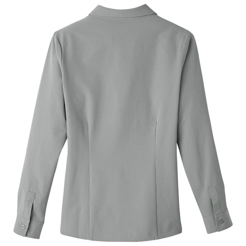 UltraClub Women's Silver Bradley Performance Woven Shirt