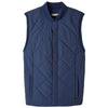 UltraClub Men's Navy Dawson Quilted Hacking Vest