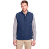 UltraClub Men's Navy Dawson Quilted Hacking Vest