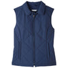 UltraClub Women's Navy Dawson Quilted Hacking Vest