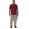 Under Armour Men's Maroon Performance Team Polo