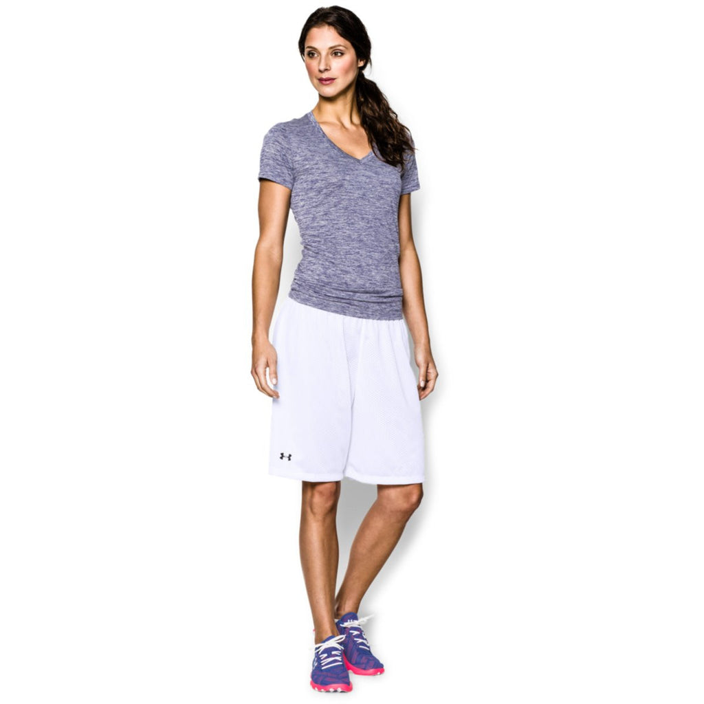 Under Armour Women's White Double Shorts