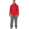 Under Armour Men's Red Rival Fleece Hoodie