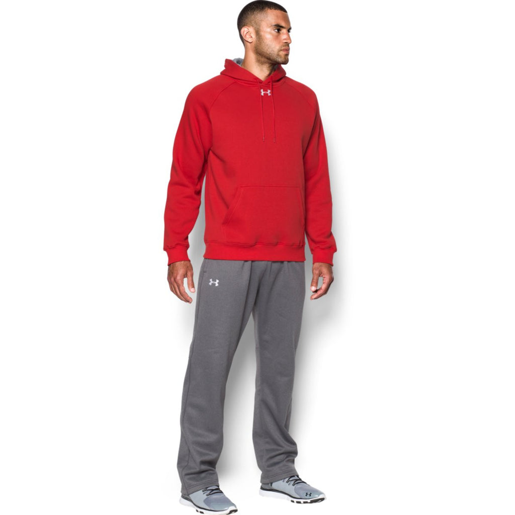 Under Armour Men's Red Rival Fleece Hoodie