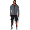 Under Armour Corporate Men's Black Heather Tech Full Zip Hoodie