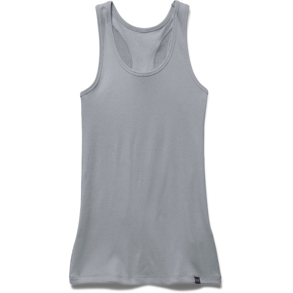 Under Armour Women's Grey Heather Tech Victory Tank