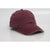 Pacific Headwear Maroon Vintage Buckle Strap Adjustable Cap