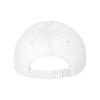 Valucap White Unstructured Washed Chino Twill Cap