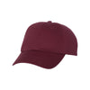 Valucap Maroon Chino Unstructured Cap