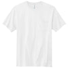 Volunteer Knitwear  Unisex White All-American Pocket Tee