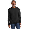 Volunteer Knitwear Men's Deep Black Chore Fleece Crewneck