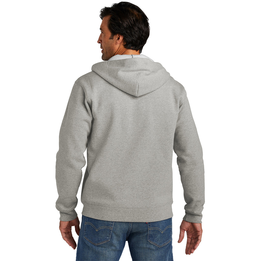 Volunteer Knitwear Men's Heather Grey Chore Fleece Full-Zip Hoodie