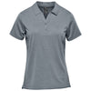 Stormtech Women's Dolphin Heather Dockyard Performance Short Sleeve Polo