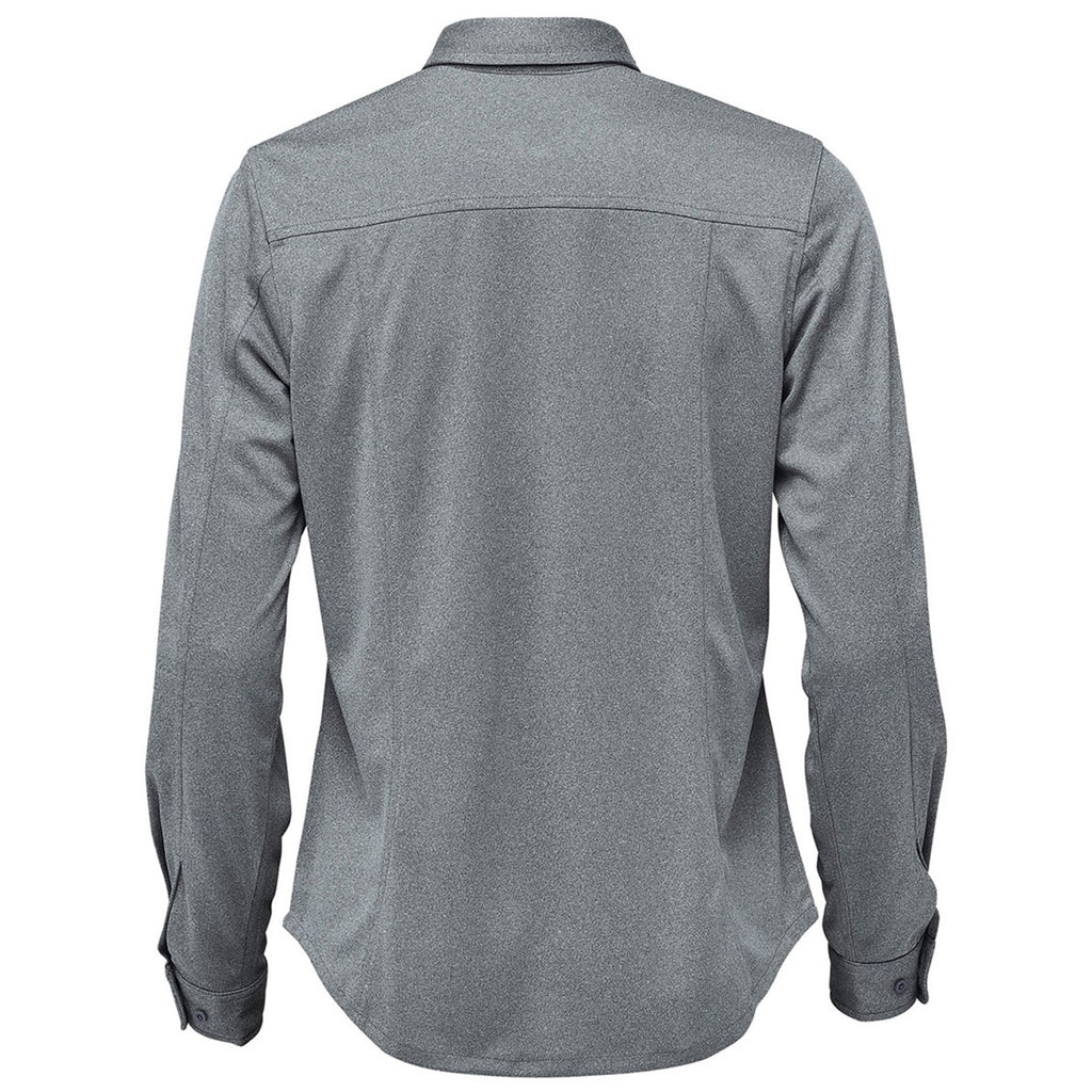 Stormtech Men's Dolphin Heather Montauk Long Sleeve Shirt