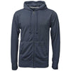 BAW Men's Vintage Navy Burn-Out Full Zip Jacket