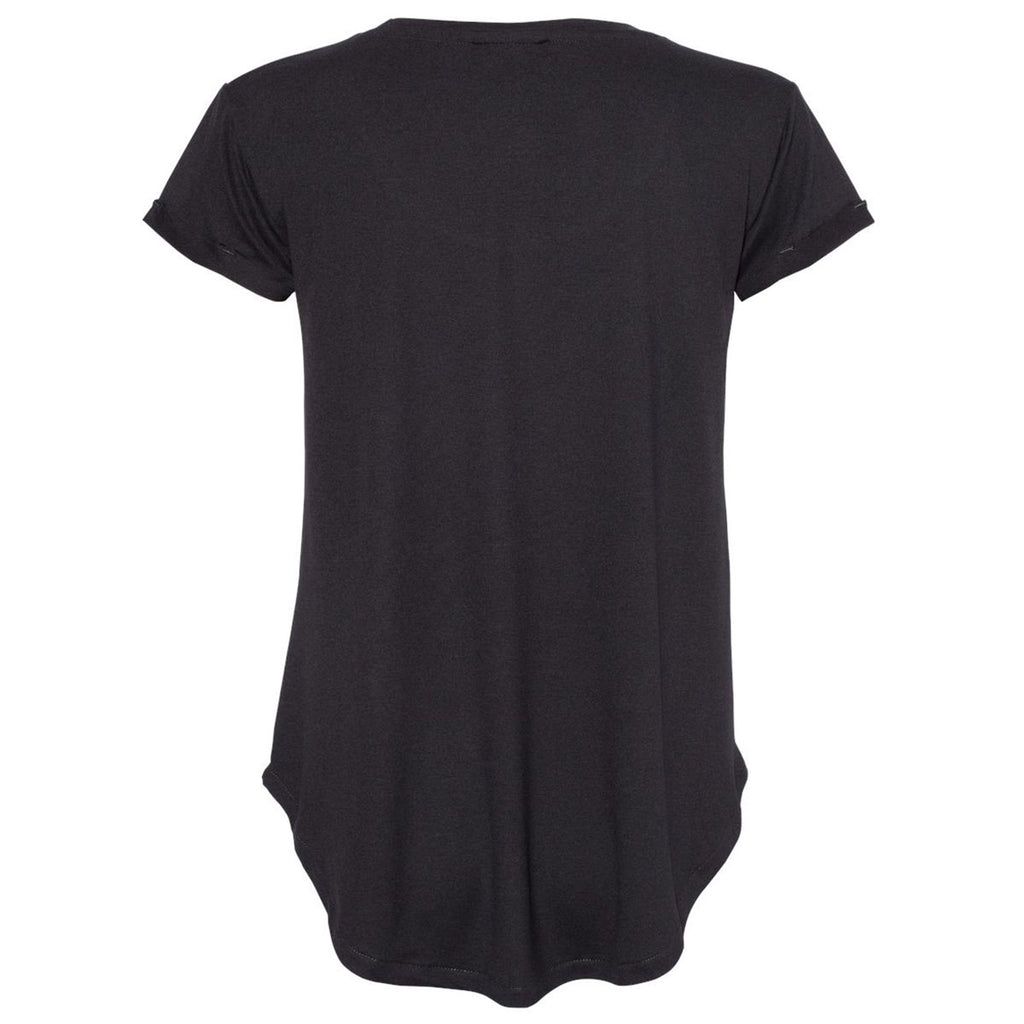 Weatherproof Women's Heather Black Cool Last Heathered Lux Dolman Sleeve T-Shirt