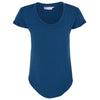 Weatherproof Women's Heather Lapis Blue Cool Last Heathered Lux Dolman Sleeve T-Shirt