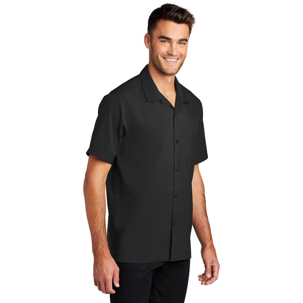 Port Authority Men's Black Short Sleeve Performance Staff Shirt