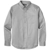 Port Authority Men's Gusty Grey Long Sleeve SuperPro React Twill Shirt