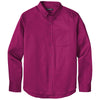 Port Authority Men's Wild Berry Long Sleeve SuperPro React Twill Shirt