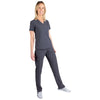 TiScrubs Women's Charcoal Grey Stretch 9-Pocket Regular Scrub Pants