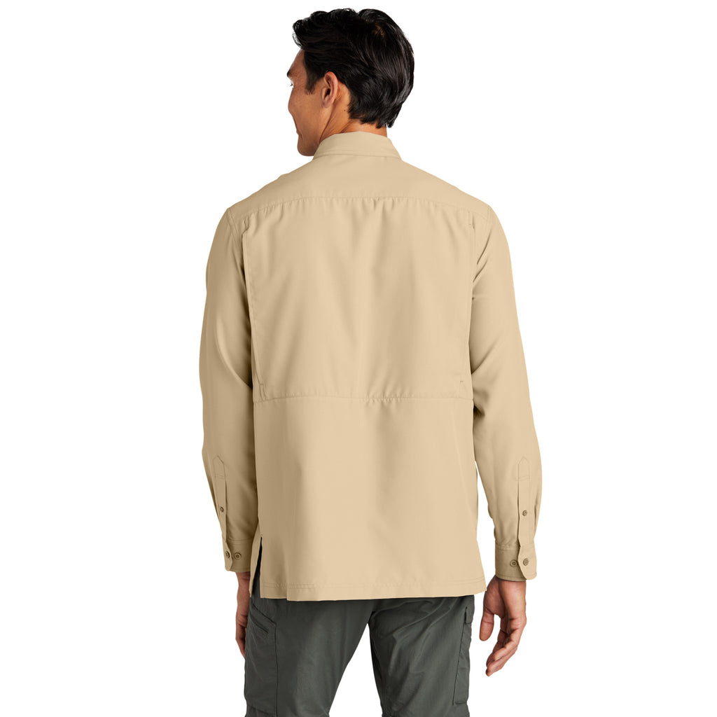 Port Authority Men's Oat Long Sleeve UV Daybreak Shirt