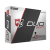 Wilson White Staff Duo Soft Golf Balls with Custom Logo