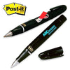 Post-it Black Custom Printed Flag & Pen-Blue Ink