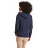 Marine Layer Women's True Navy/Asphalt Signature Lined Zip Hoodie