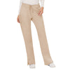 Cherokee Women's Khaki Workwear Revolution Mid Rise Drawstring Cargo Pant