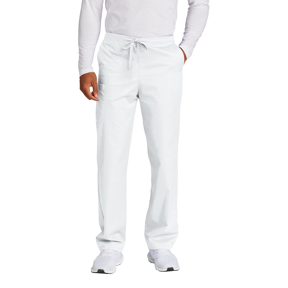 WonderWink Unisex White WorkFlex Cargo Pant