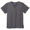 WonderWink Unisex Pewter WorkFlex Chest Pocket V-Neck Top