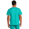 WonderWink Unisex Teal Blue WorkFlex Chest Pocket V-Neck Top