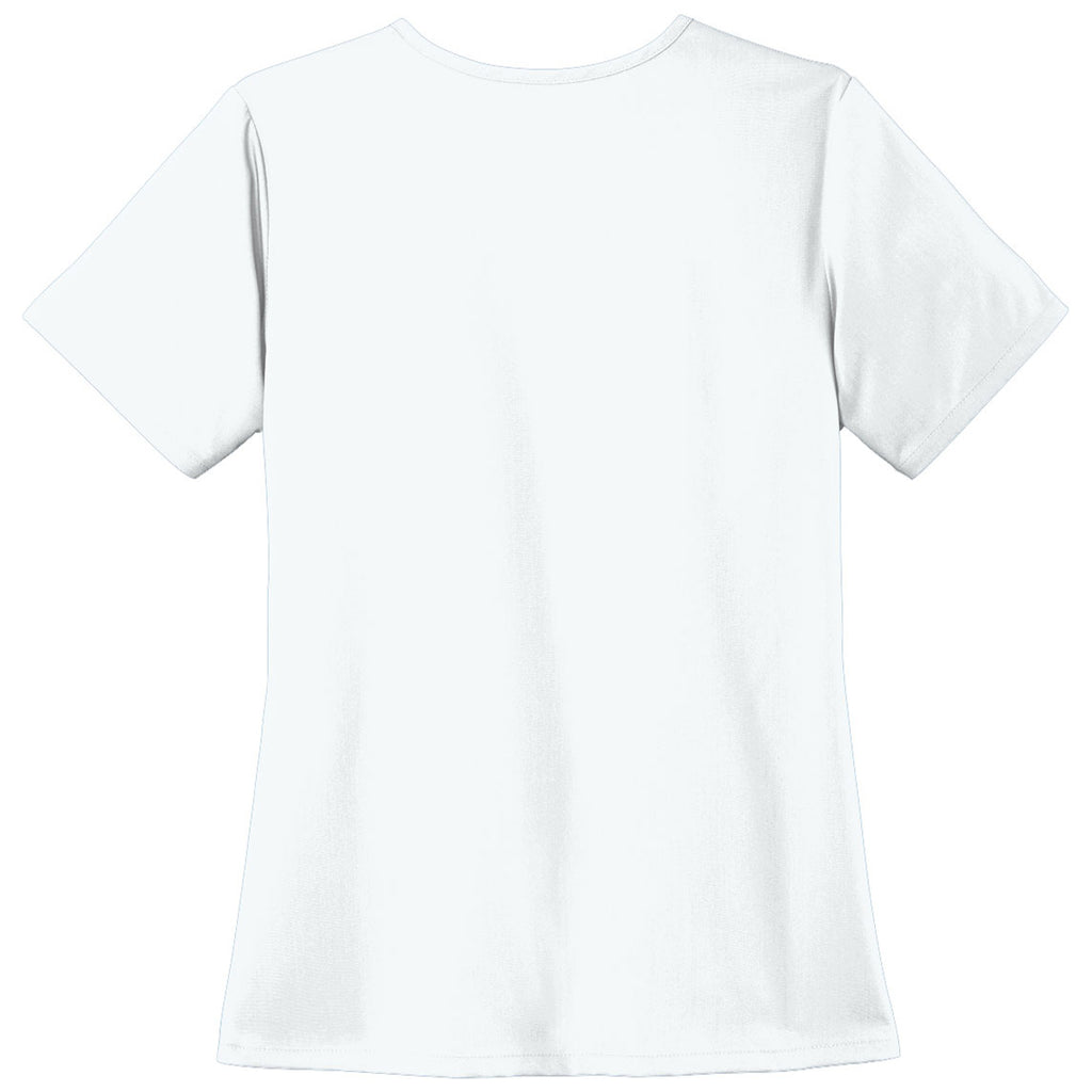 WonderWink Women's White Premiere Flex V-Neck Top